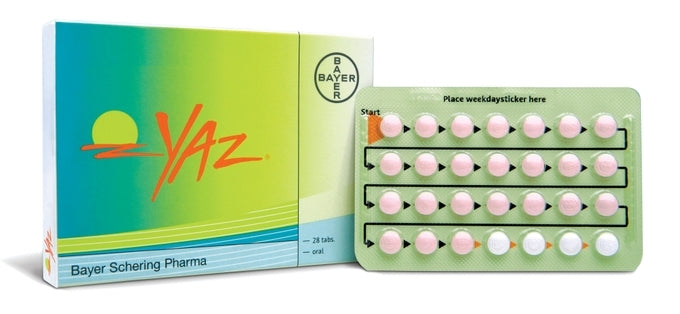 Yaz Drospirenone+Ethinylestradiol Tablets 84 (Prescription Only - Do Not Buy Unless You Have A Scrip