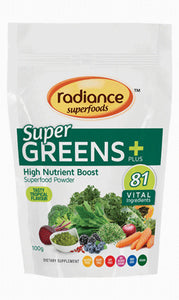 Radiance Super Greens Plus Powder 100g