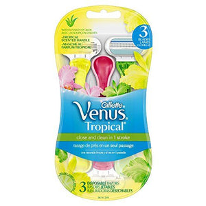 Gilette Venus Tropical Disposable Razors 3s