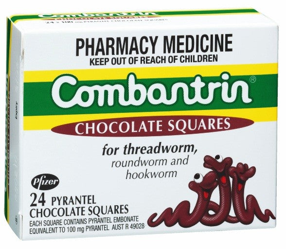 Combantrin Chocolate Squares 24s