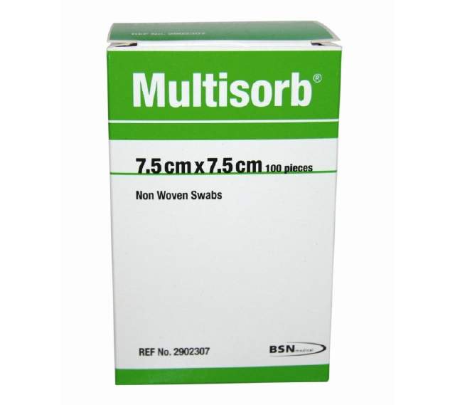 Multisorb Non Woven Swab 7.5X7.5cm