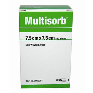 Multisorb Non Woven Swab 7.5X7.5cm