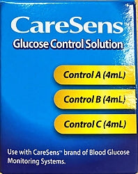 Caresens Control Solution A.B.C 3Pk