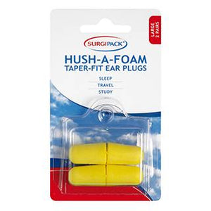 Surgipack Ear Plugs Hushafoam Taper 1Pr