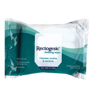 Rectogesic Cleaning Wipes 25s