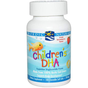 Nordic Child Dha Strawberry Chewables 180s