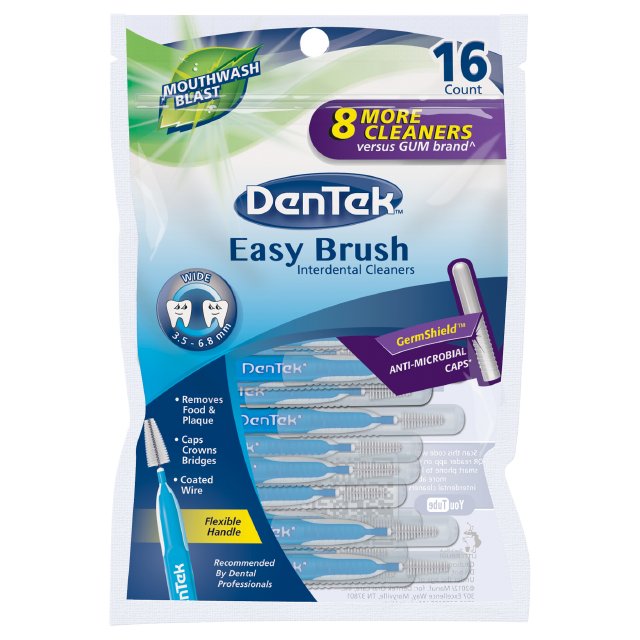 Dentek Easy Brush Wide 16Ct
