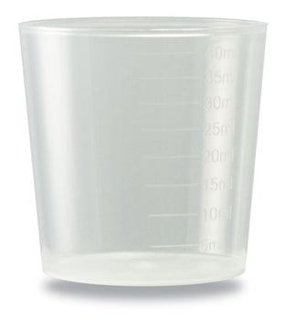 Packtech Medicine Cup Clear 40ml 80Pk