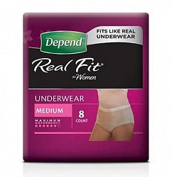 Depend Realfit Women Large 8Pk