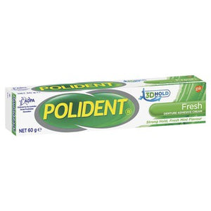 Polident Flavour Mint Denture Adhesive Cream 60g