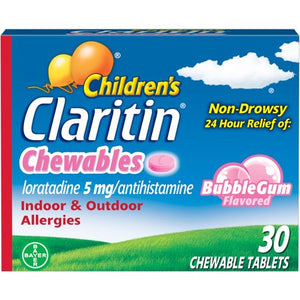 Claratyne Child Chew Bubble Gum 30s