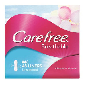 Carefree Panty Liner Regular Flat 48s