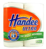 Handee Towels White 2Pk