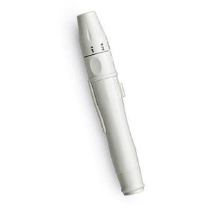 Carelance Lancing Device With Opaque Tip