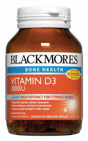 Blackmores Vitamin D3 1000Iu 200's