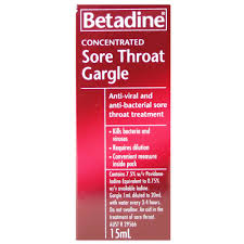 Betadine Sore Throat Gargle Concentrate 15ml