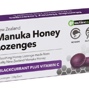 Active Nature Honey Drops Blackcurrent + Vitamin C Lozenges 16