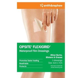 Opsite Flexigrid Dressing 6X7cm Single Dressing