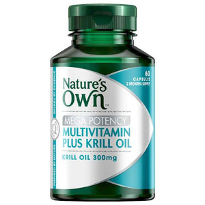 Natures Own Multi Plus Krill 300mg 60s