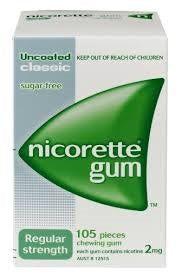 Nicorette Gum Classic 2mg 105