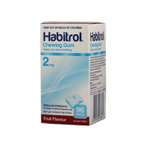 Habitrol Gum Fruit 2mg 96s