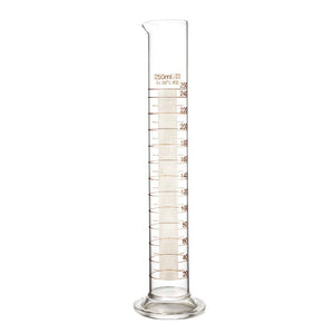 Cylinder Measure Glass C&P 250ml - High Quality Kitchen Measuring Tool
