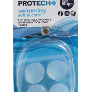 Protech+ Ear Plug Swim Silicone 2Pr