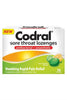 Codral Sore Throat Lozenges Lime & Lemon 16s
