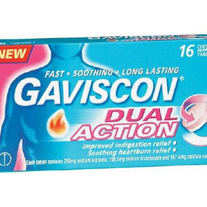 Gaviscon Dual Action Tablets 16s
