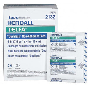 Telfa Non-Adhesive Pads 7.5 X10cm 100Pk