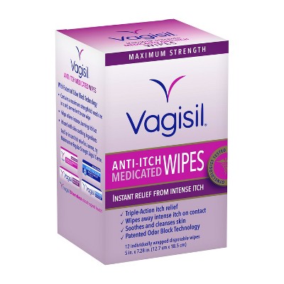 Vagisil Itch Relief Wipes 12