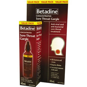 Betadine Sore Throat Gargle Concentrate 40ml