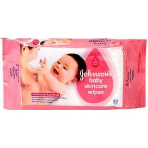 Johnsons And Johnsons Baby Skincare Wipes Fragrance Free Refill 80