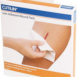 Cutilin Low Adherent Sterile Dressings 10 cm X 10 cm (100)
