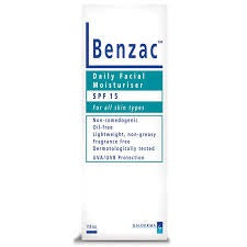 Benzac Daily Face Moisturiser Spf15 118ml