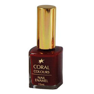 Coral Nail Enamel Classic Red