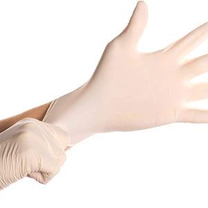 Med-X Latex Gloves, Size Medium (100 Count)