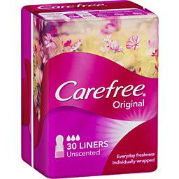 Carefree Panty Liners Long 30s