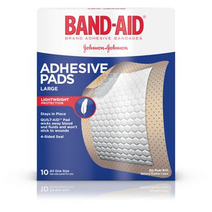 Bandaid Tough Strips Waterproof Extra Large 10Pk