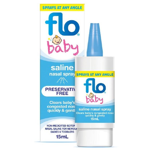 Flo Baby Saline + Nasal Spray 15ml