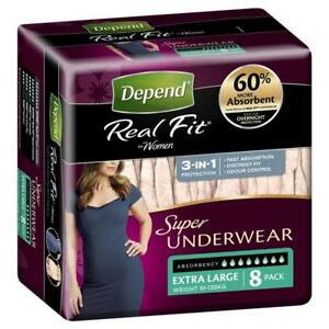 Depend Realfit Women Xl 8Pk
