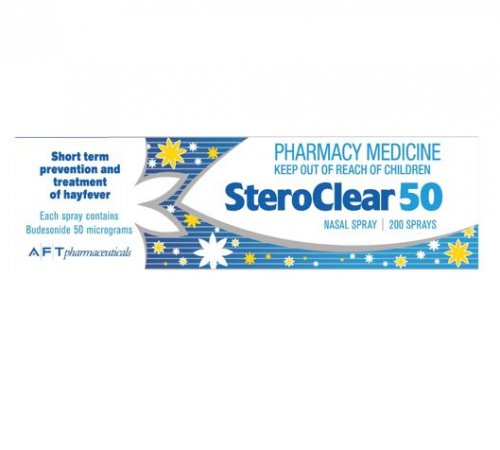 Steroclear Budesonide 50mg Nasal Spray 200 Doses NZ Online Chemist