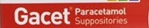 Gacet Paracetamol 125mg Suppositories 10s
