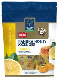 Manuka Health Manuka Honey Lozenges Lemon Bag 250g