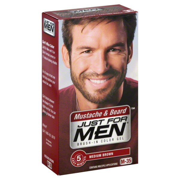 Men Beard Medium Brown