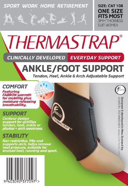 Thermastrap Ankle/Foot 3mm Black