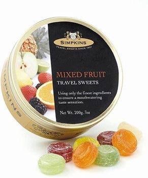 Simp Orange & Lime Choc Centre Tin