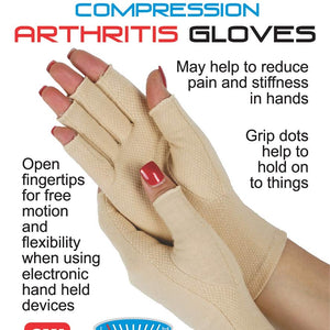 Bodyassist Comp. Arth. Gloves - Beige Medium