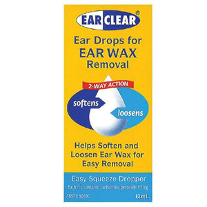 Earclear Wax Removal Drops 12ml