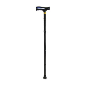 Cubro Movere Fold Walking Stick with Handle (Black)